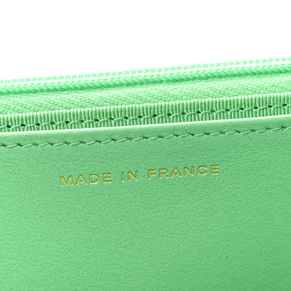 Chanel Caviar Quilted Wallet On Chain WOC Green 7 of 14