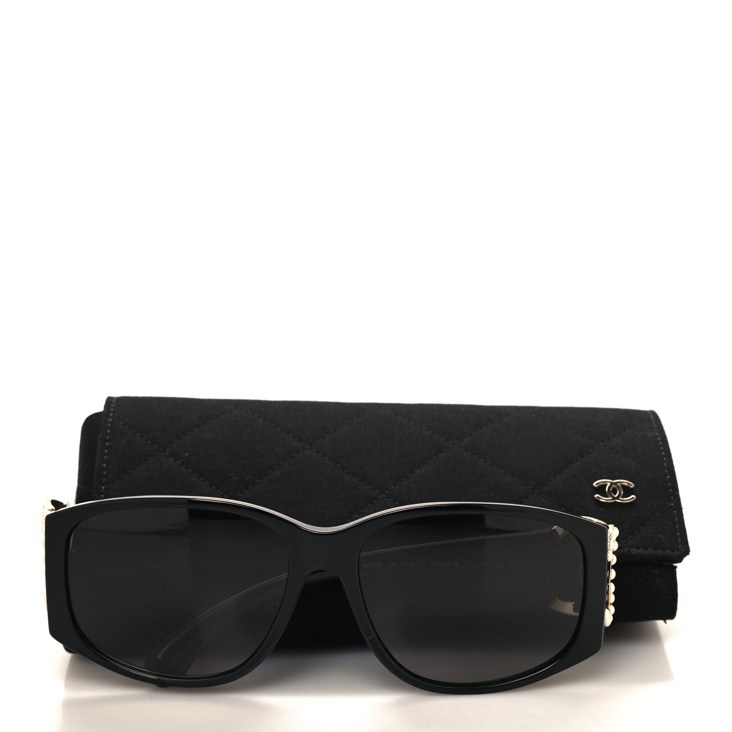 Chanel Pearl CC Sunglasses 71498-A Black 7 of 7