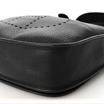 Hermes Taurillon Clemence EVELYNE III GM Black 19 of 21