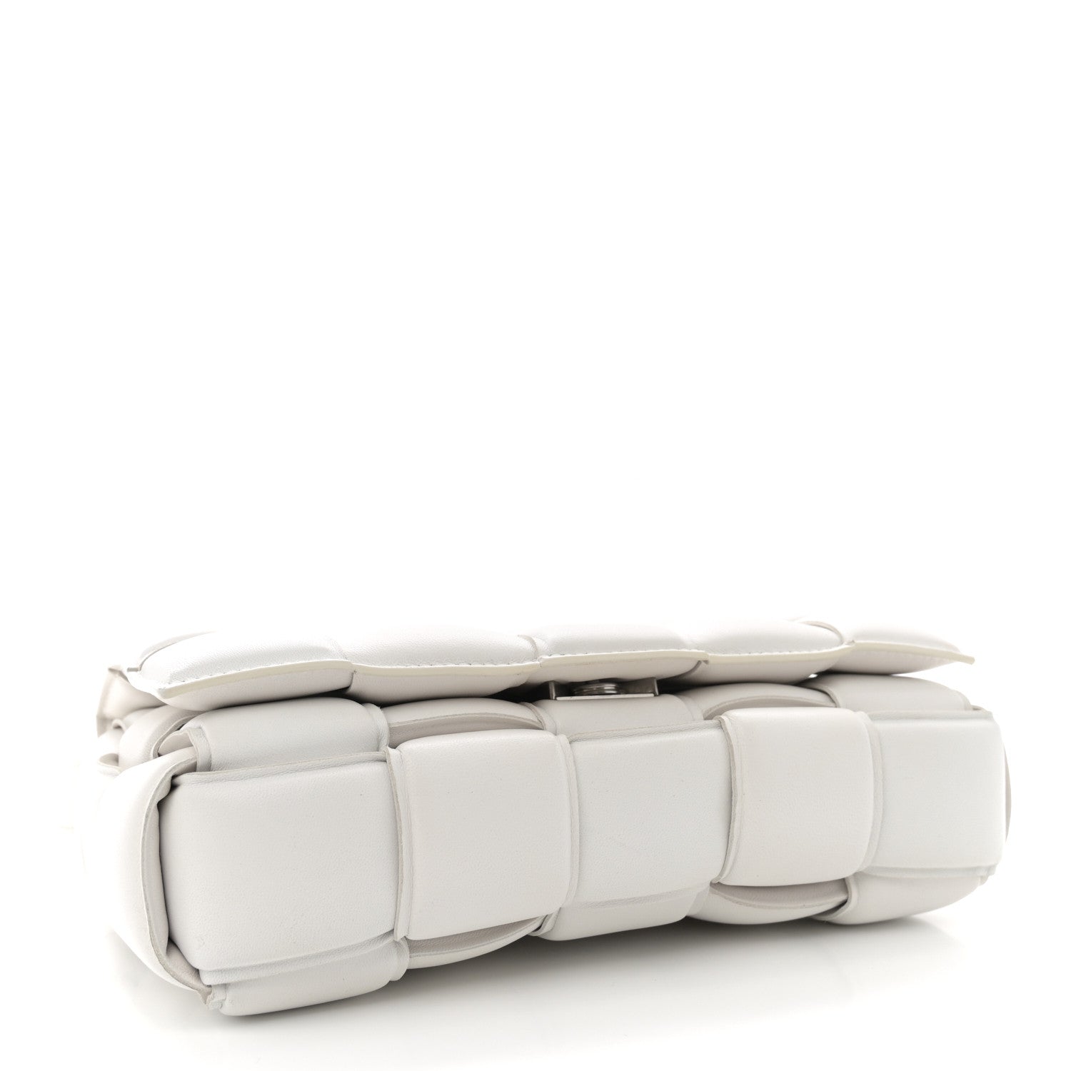 Bottega Veneta Nappa Maxi Intreccio Padded Cassette Crossbody Bag Chalk 4 of 12