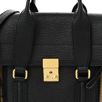 3.1 Phillip Lim Textured Calfskin Medium Pashli Satchel Black 8 of 11