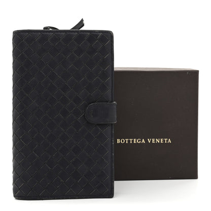 Bottega Veneta Nappa Intrecciato Continental Snap Wallet Grey 8 of 8