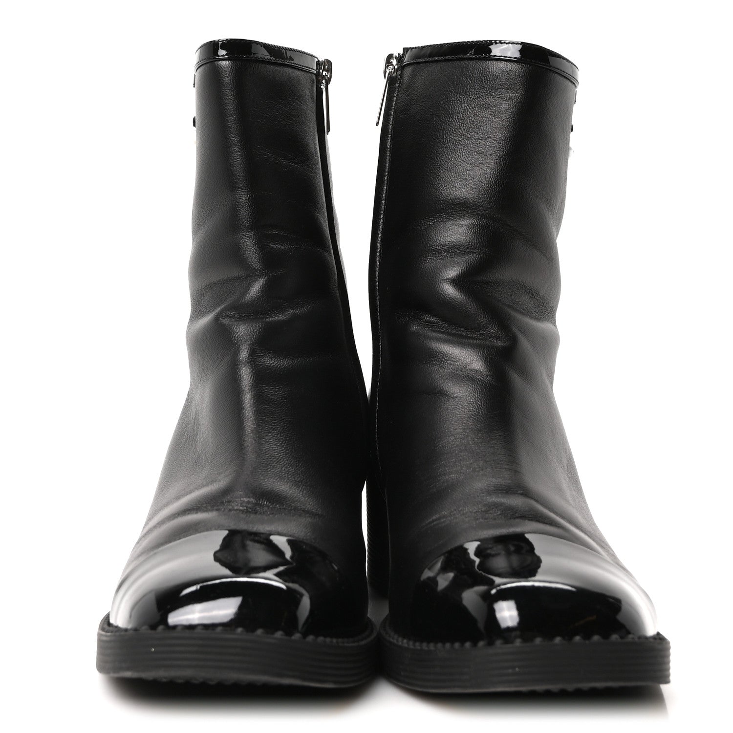 Jimmy Choo Nappa Patent Pearl Adry 60mm Ankle Boots 39.5 Black 3 of 9