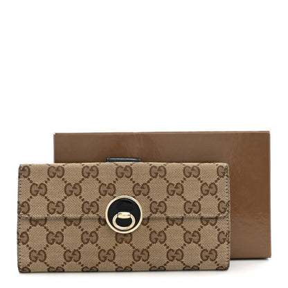 Gucci Monogram Eclipse Continental Wallet Black 12 of 12