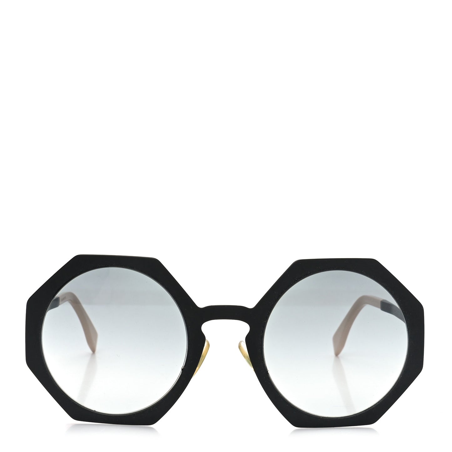 Acetate Octagonal Sunglasses FF 0152/S Black Pink
