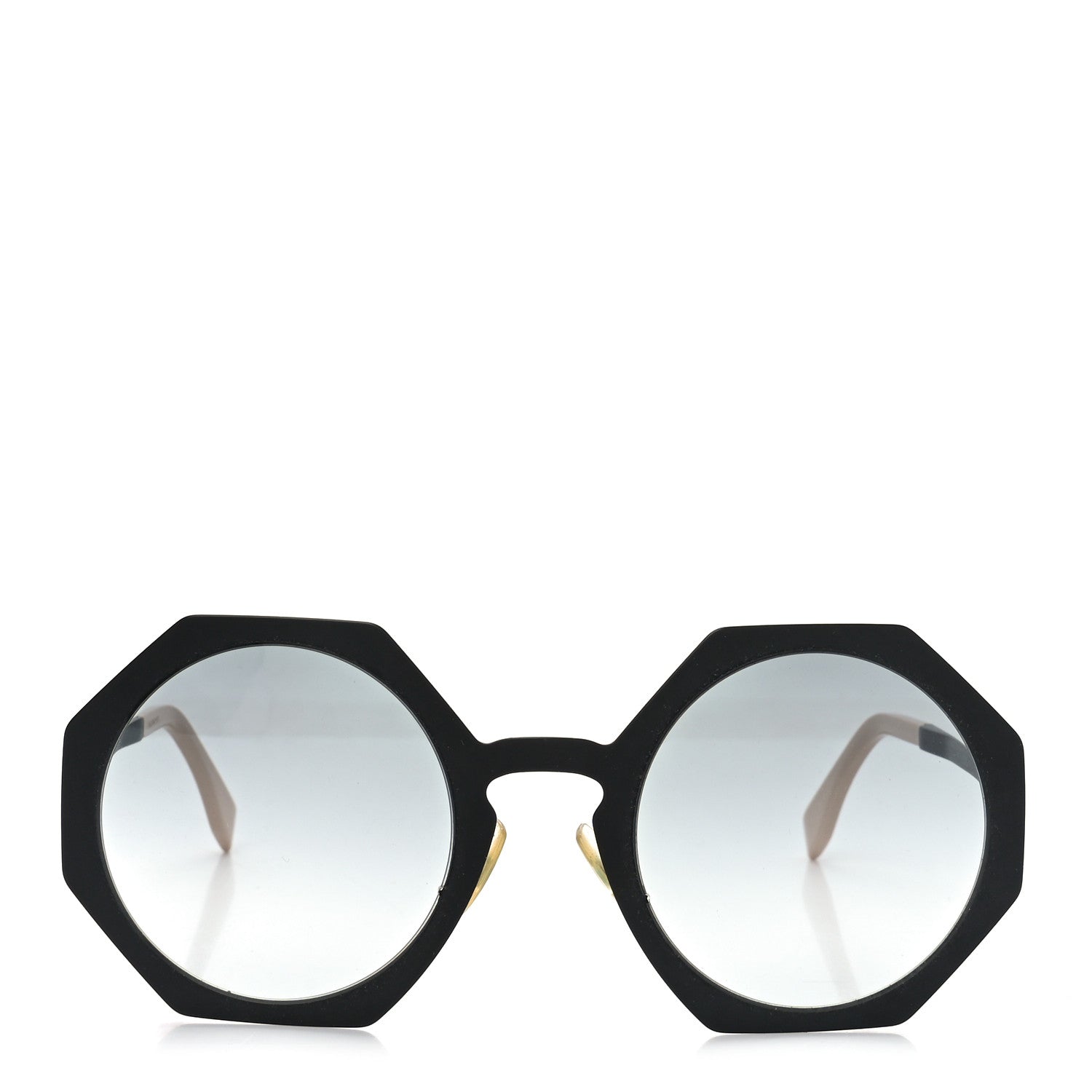 Fendi Acetate Octagonal Sunglasses FF 0152/S Black Pink 2 of 7