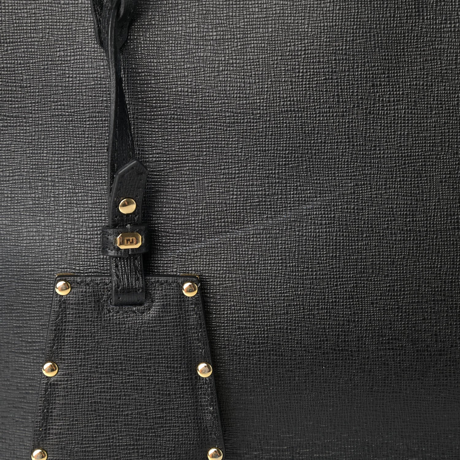 Fendi Vitello Elite Regular 2Jours Tote Black 12 of 18