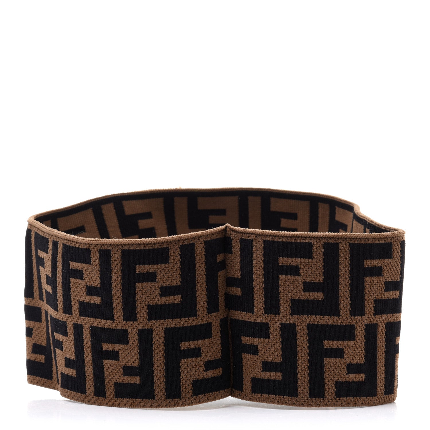 Fendi Nylon FF Stretch Visor Tobacco 6 of 8