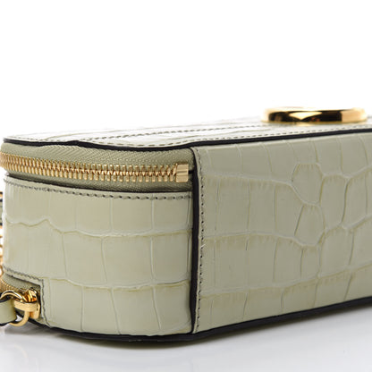 Chloe Calfskin Crocodile Embossed Mini C Vanity Bag Light Eucalyptus 6 of 11