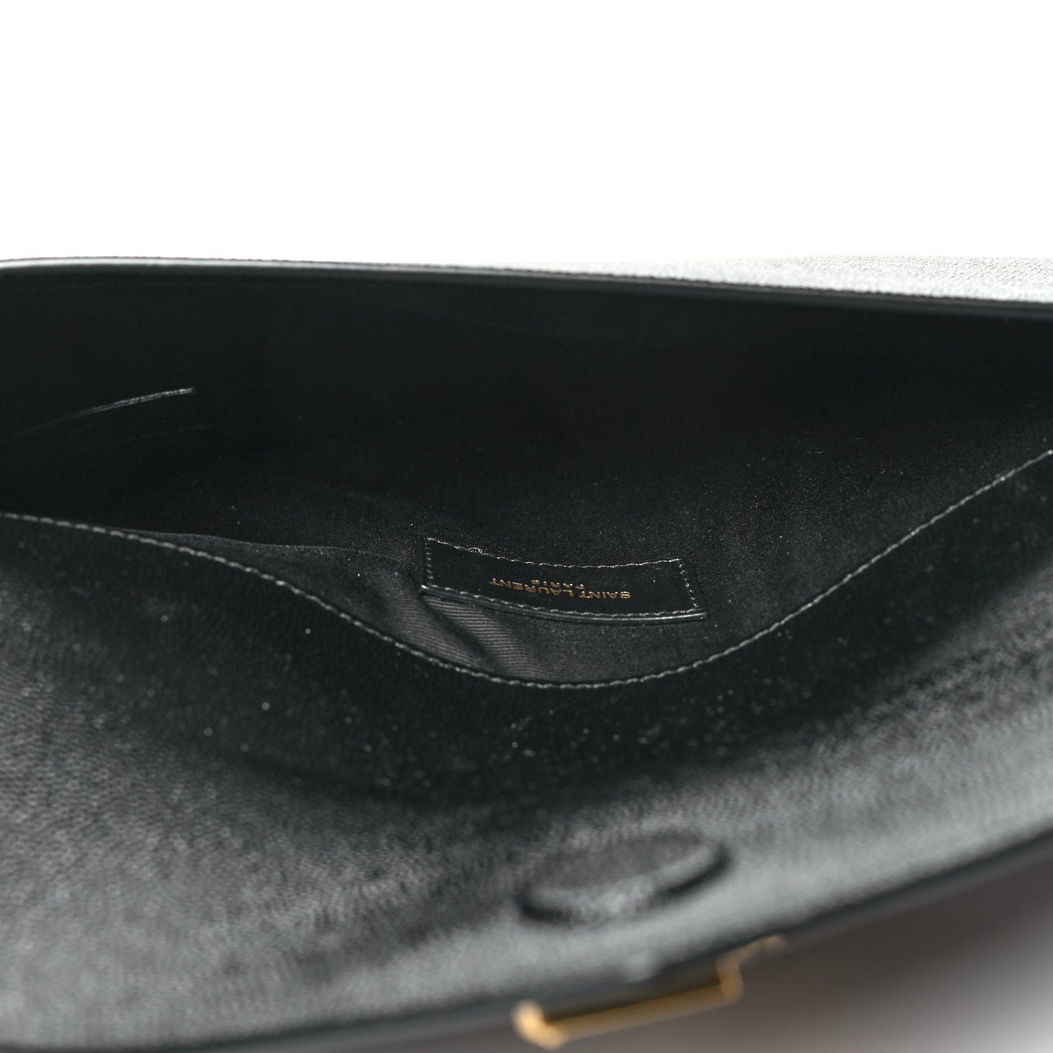Saint Laurent Grain De Poudre Uptown Pouch Black 5 of 10