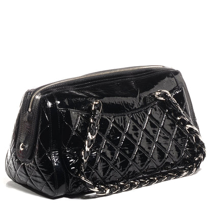Chanel Patent Day Glo Flap Bag Black 3 of 7