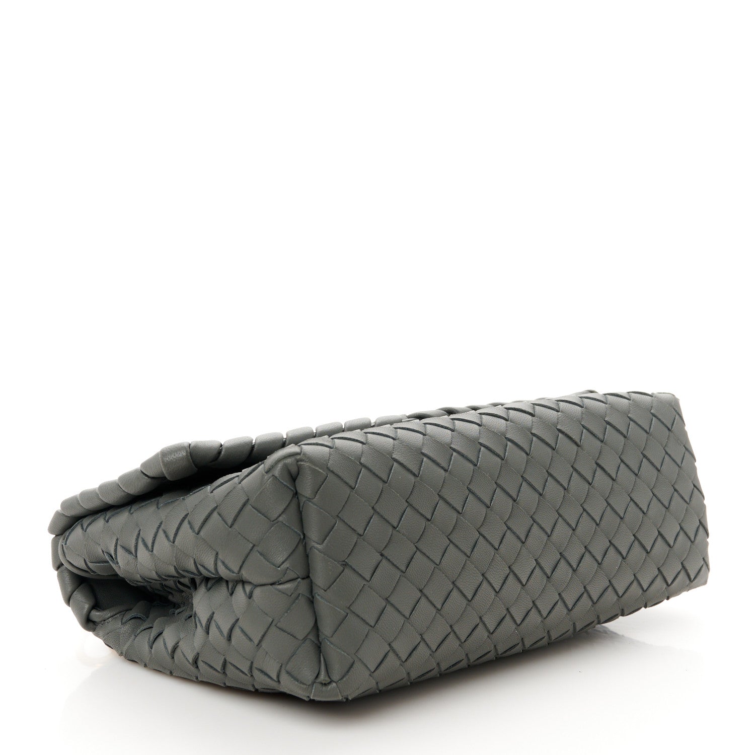 Bottega Veneta Nappa Intrecciato Baby Olimpia Shoulder Bag Steel 5 of 11