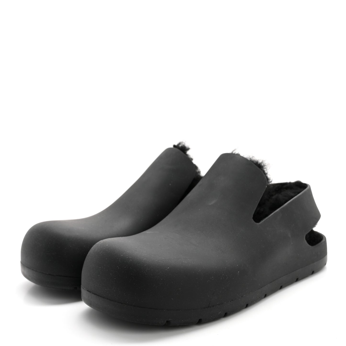 Rubber Cozy Puddle Sandals 39 Black
