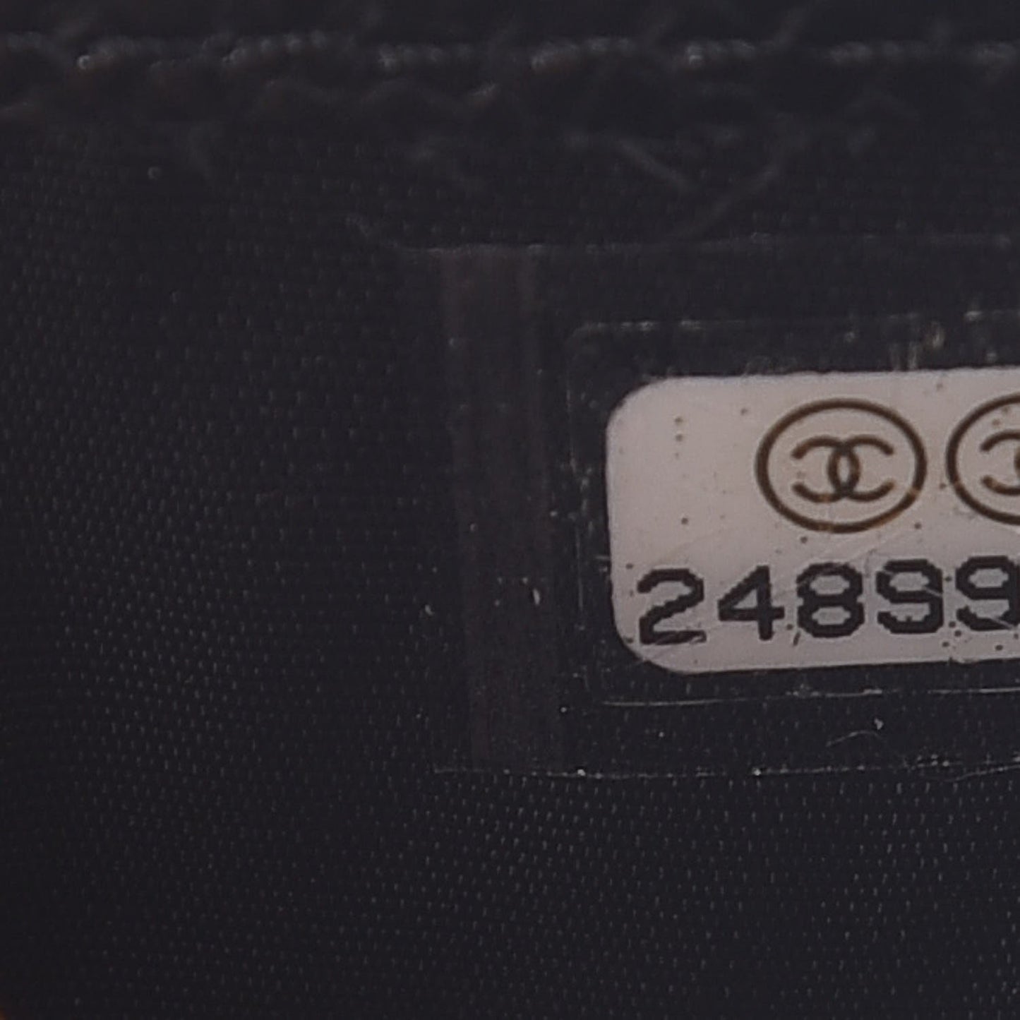 Caviar Quilted Card Holder Black