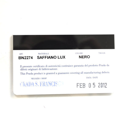 Prada Saffiano Lux Tote Nero Black 11 of 11