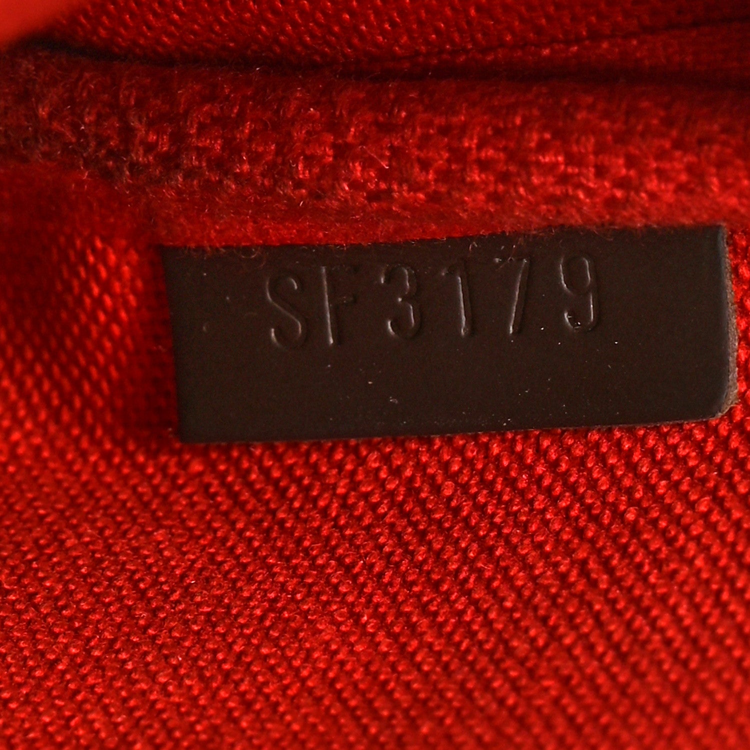 Louis Vuitton Damier Ebene 2019 Christmas Animation Mini Pochette Accessories Red 7 of 7