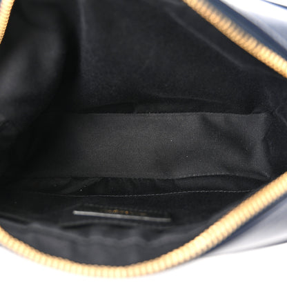 Saint Laurent Calfskin Matelasse Monogram Lou Camera Bag Navy 5 of 10
