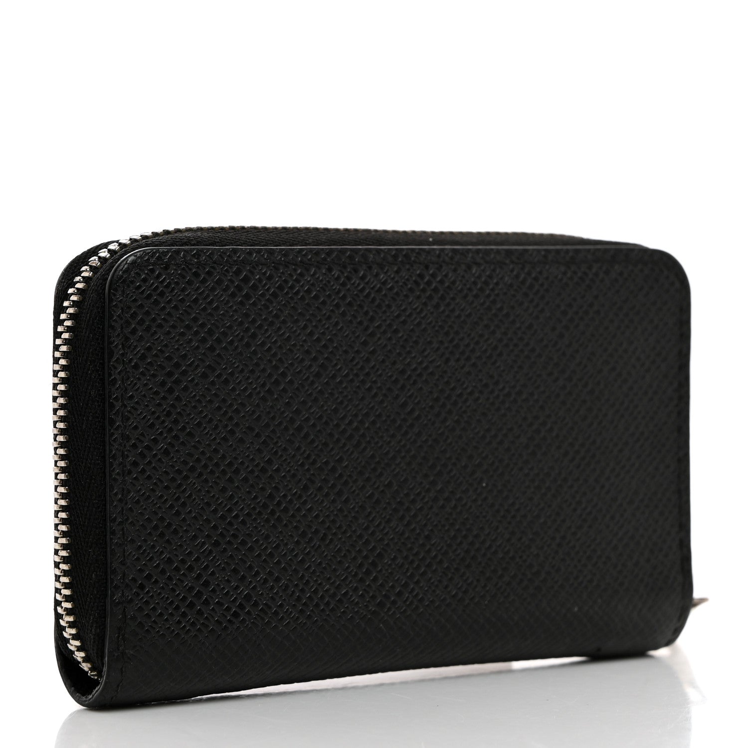 Louis Vuitton Taiga Zippy Coin Purse Vertical Black 3 of 8