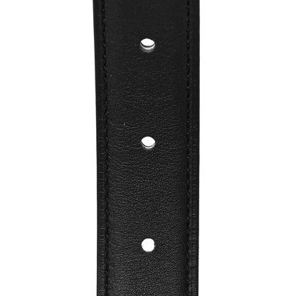 Hermes Swift Epsom 24mm Lagune Belt 75 Black Etoupe 4 of 6