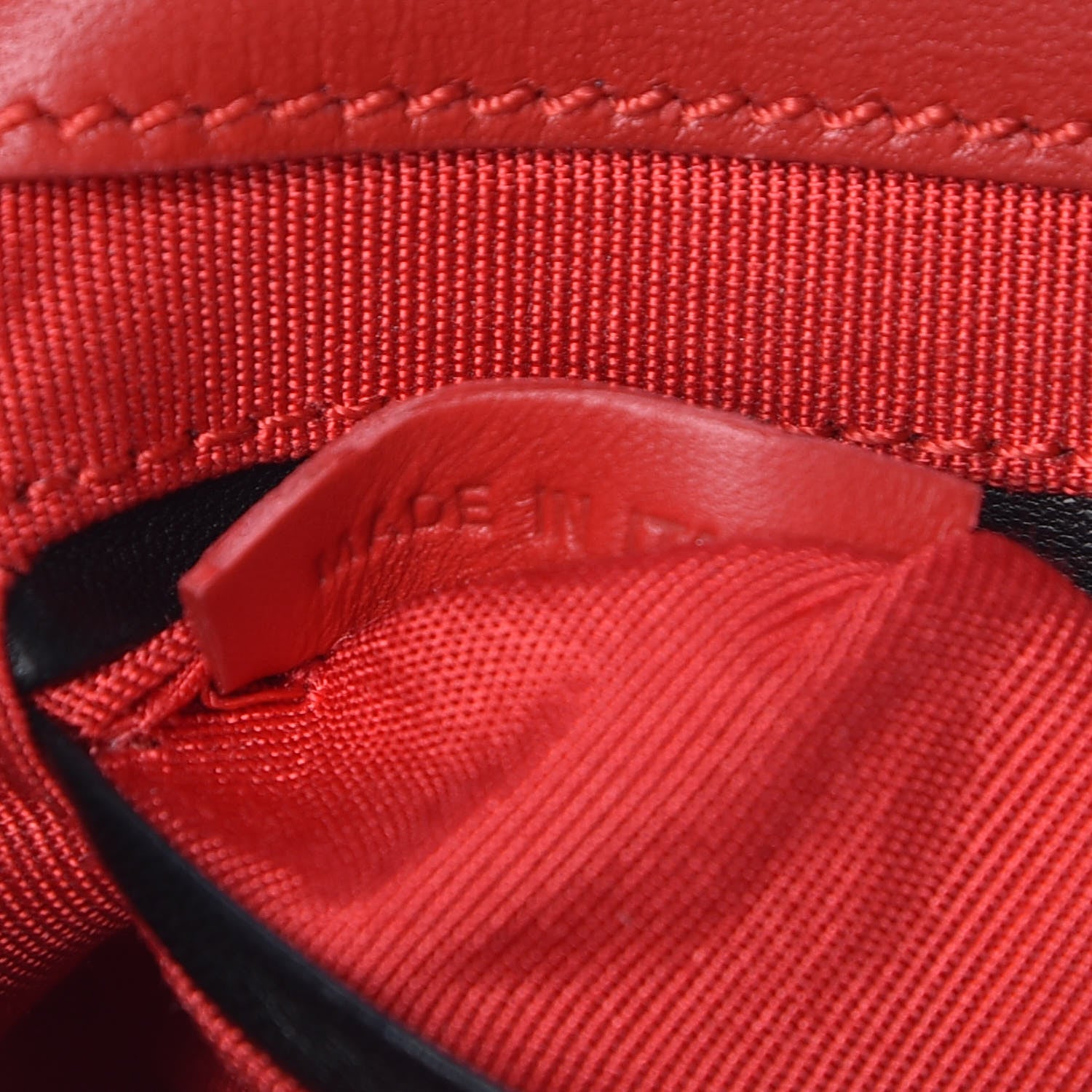 Christian Louboutin Calfskin Heart Sweety Charity Crossbody Bag Black Red 9 of 10