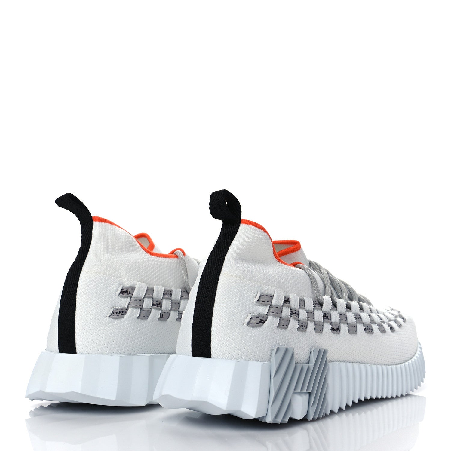 Hermes Flex Maille Bolduc Sneakers 42.5 White 4 of 8