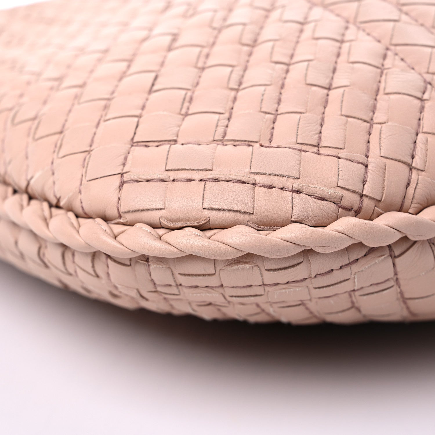 Bottega Veneta Nappa Intrecciato Fuzzy Medium Veneta Hobo Flamingo 7 of 8