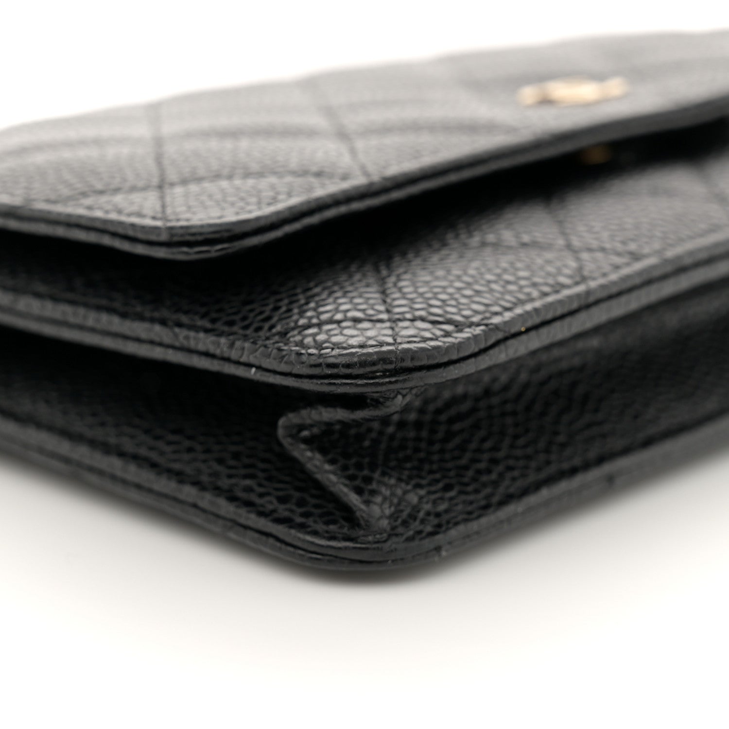 Chanel Caviar Quilted Wallet on Chain WOC Black 10 of 14