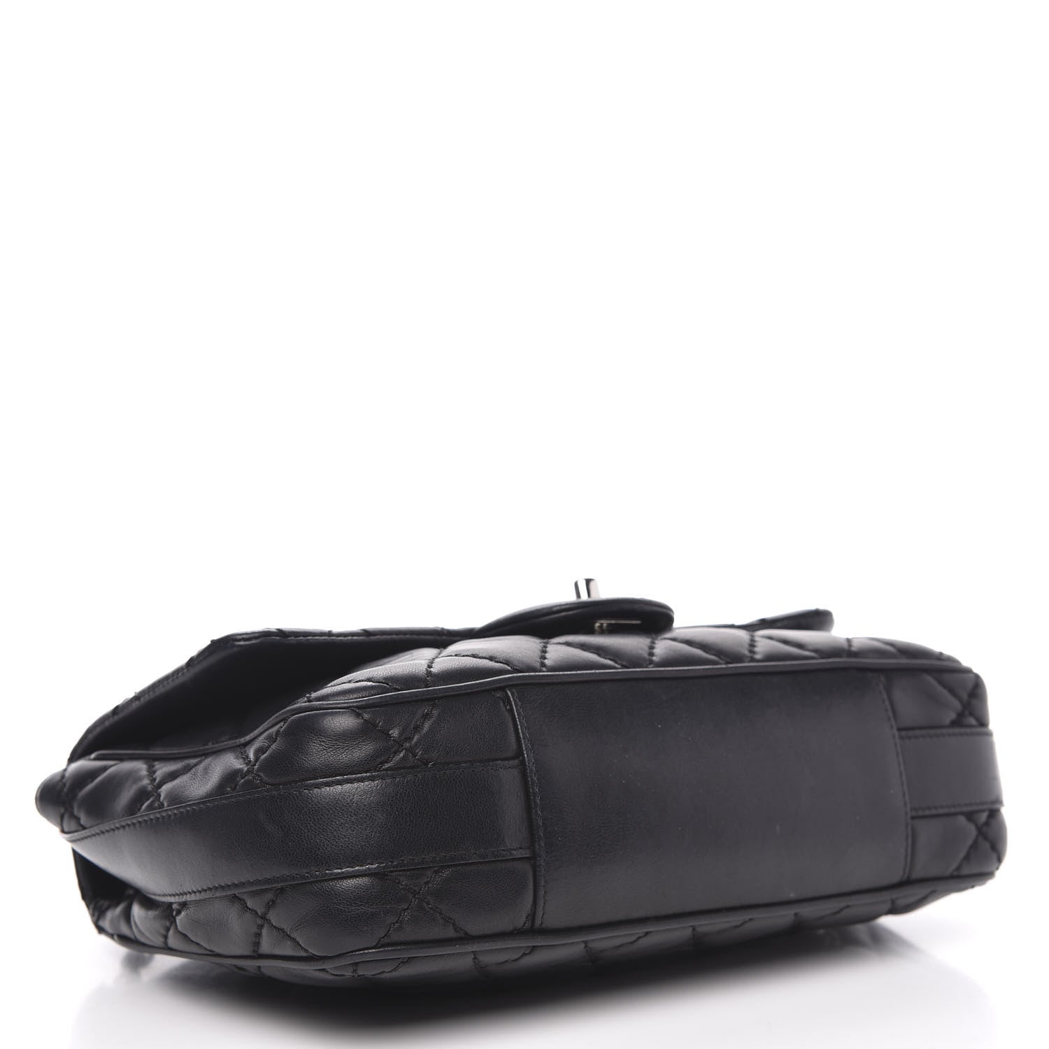 Chanel Lambskin Quilted Medium Easy Carry Flap Black 4 of 14