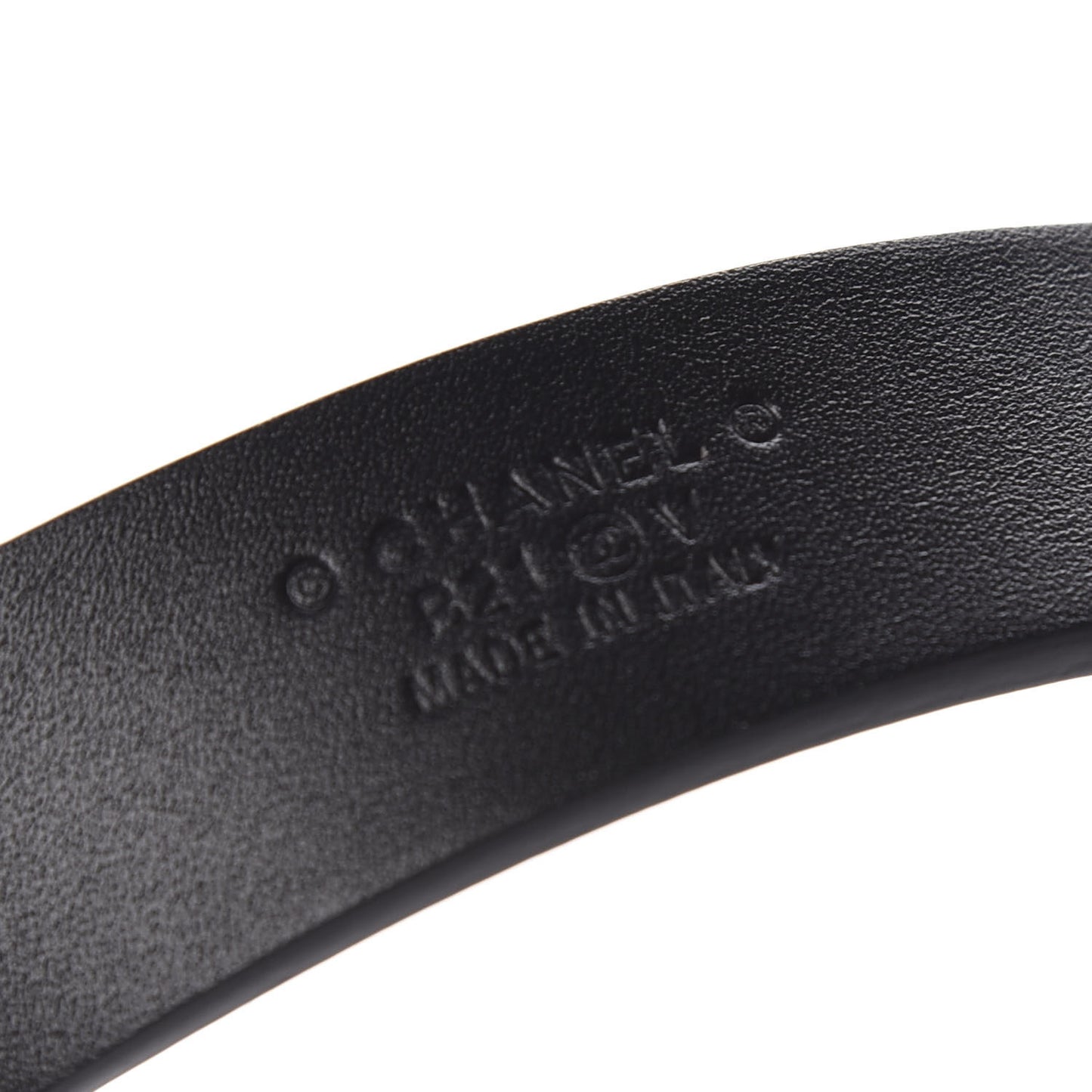 Calfskin Crystal CC Belt 85 34 Black