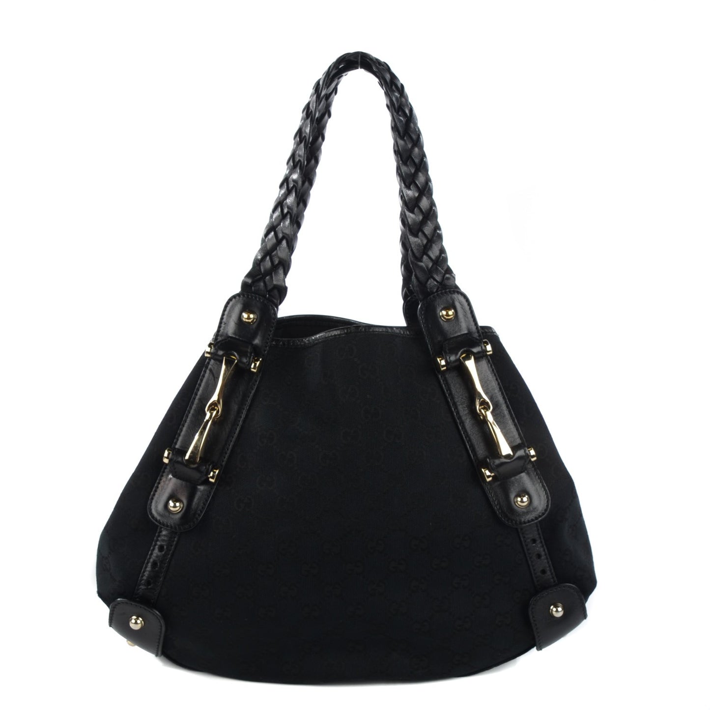 Monogram Small Pelham Shoulder Bag Black
