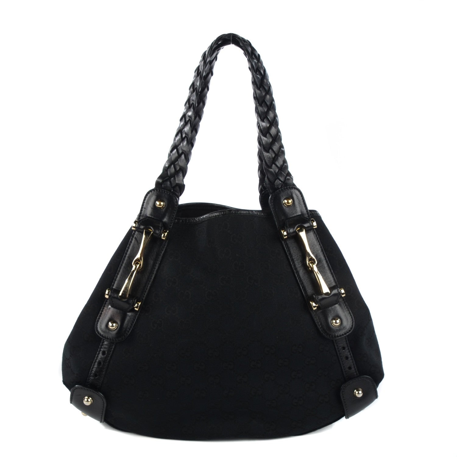 Gucci Monogram Small Pelham Shoulder Bag Black 1 of 7