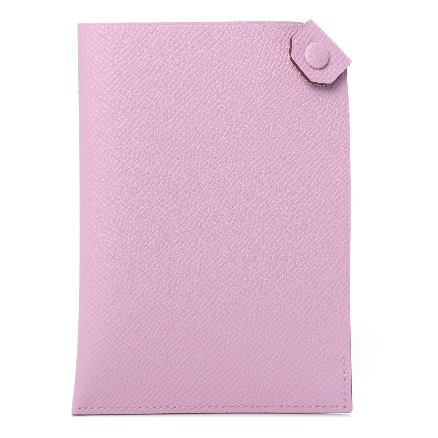 Hermes Epsom Tarmac PM Passport Holder Mauve Sylvestre 1 of 6