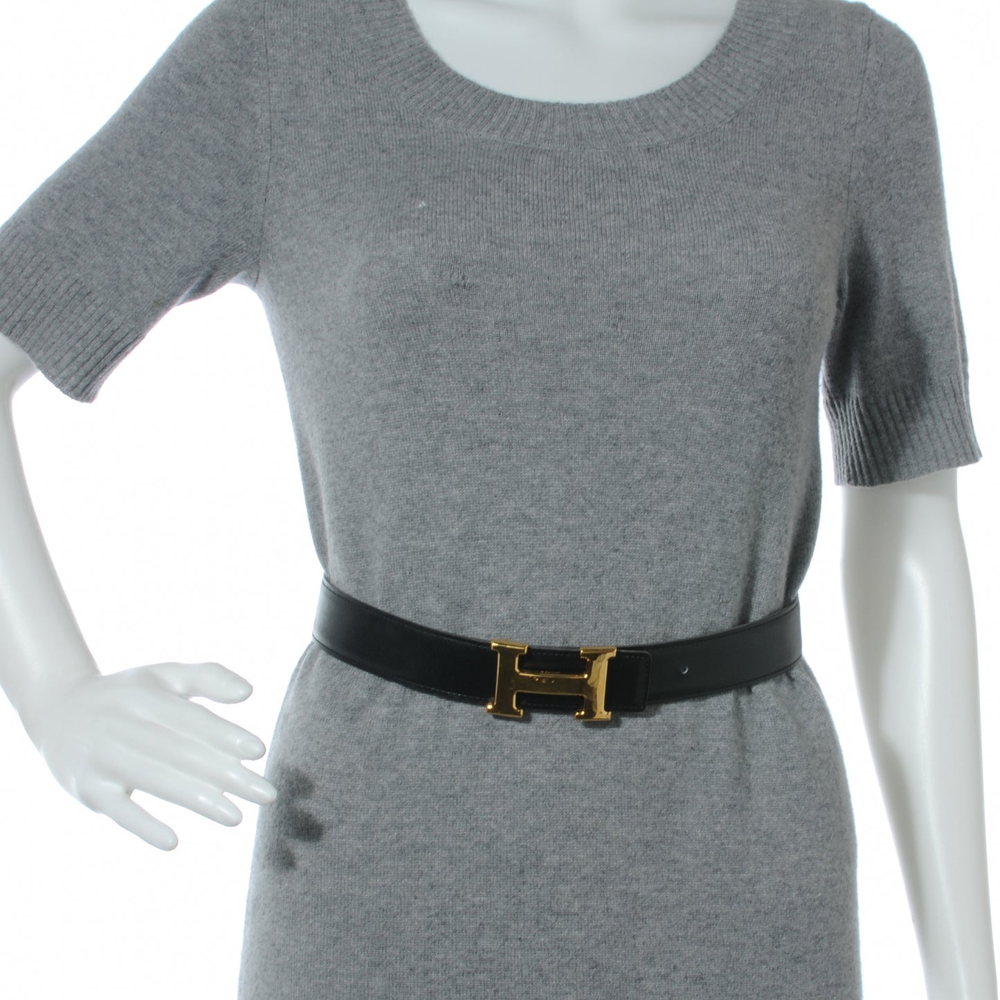 Box and Chamonix Reversible Constance 32mm H Belt Noir Natural 65