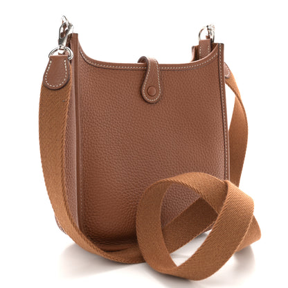 Hermes Taurillon Clemence Evelyne TPM Gold 3 of 11