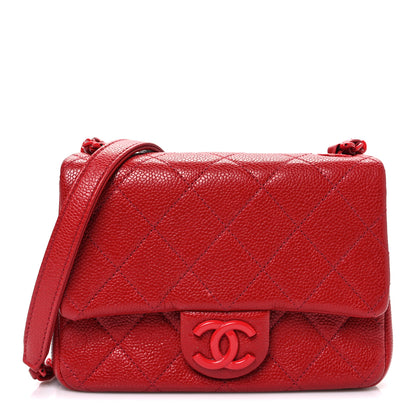 Chanel Caviar Quilted Mini Incognito Square Flap Red 1 of 10