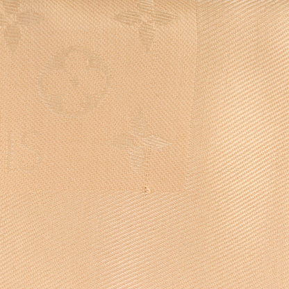 Louis Vuitton Silk Wool Monogram Shawl Dune 5 of 7