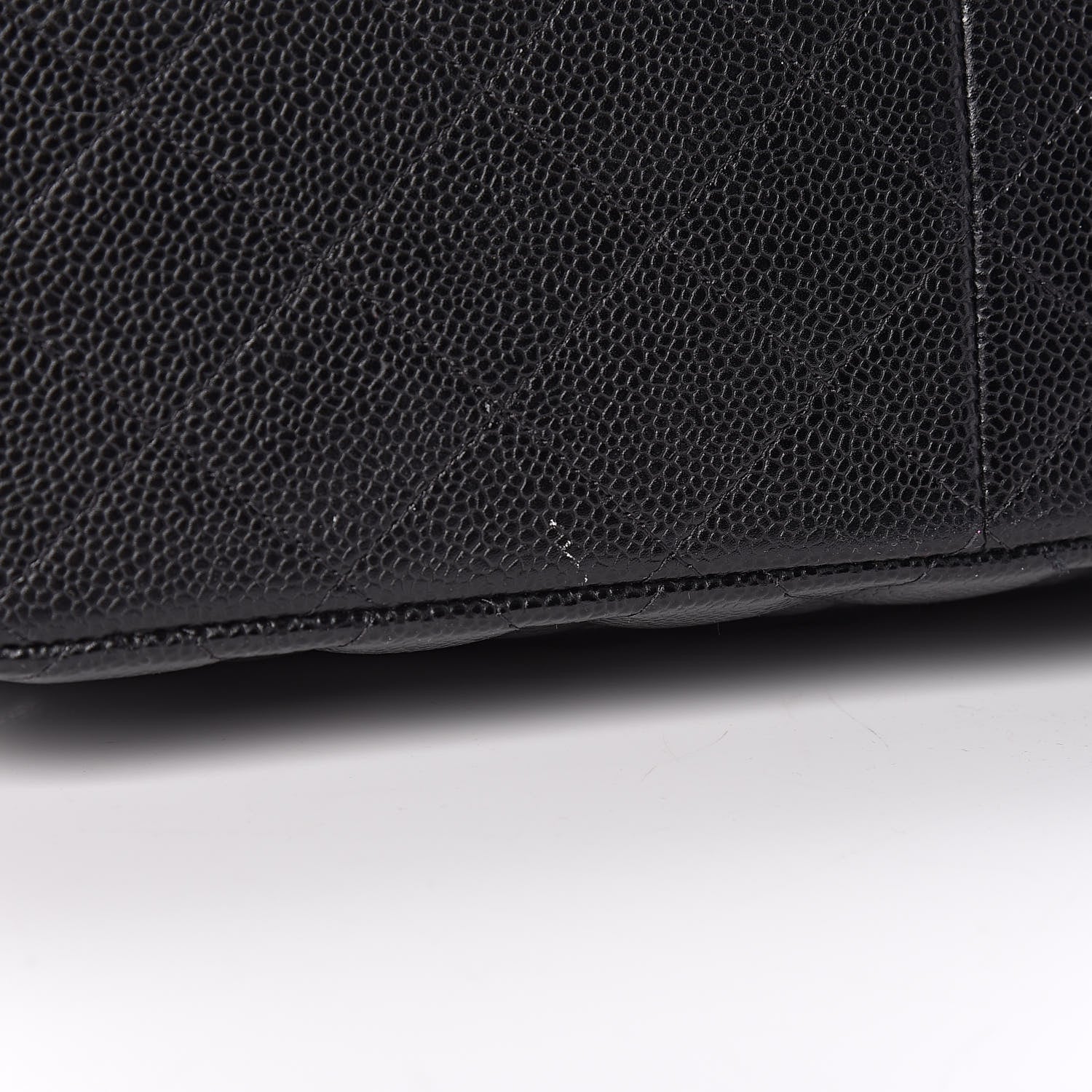 Chanel Caviar Quilted Jumbo Double Flap Black 13 of 14