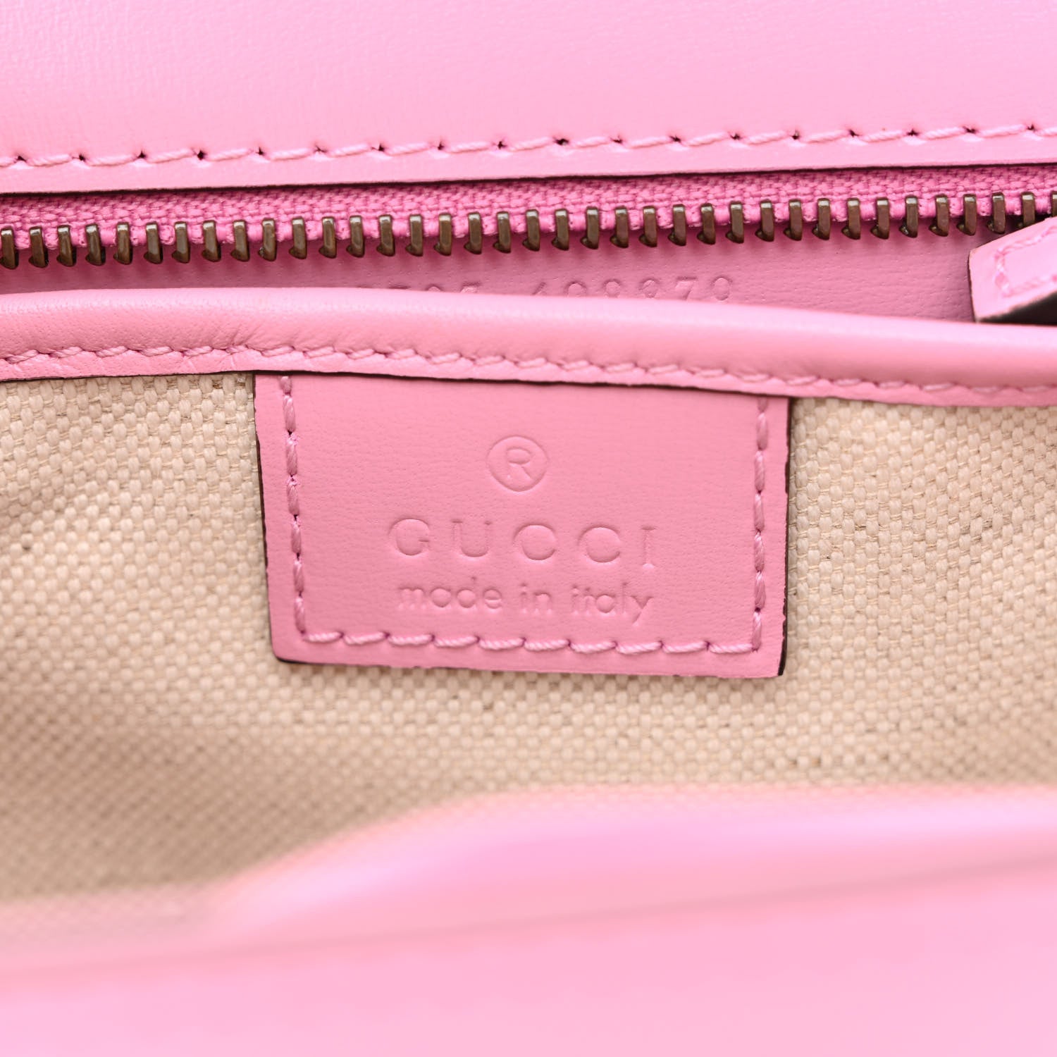 Gucci Boarded Dyana Lux Calfskin Web Small Bamboo 1947 Top Handle Bag Nice Pink 7 of 13