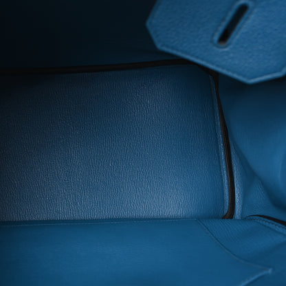 Hermes Togo Birkin 35 Bleu Izmir 5 of 10