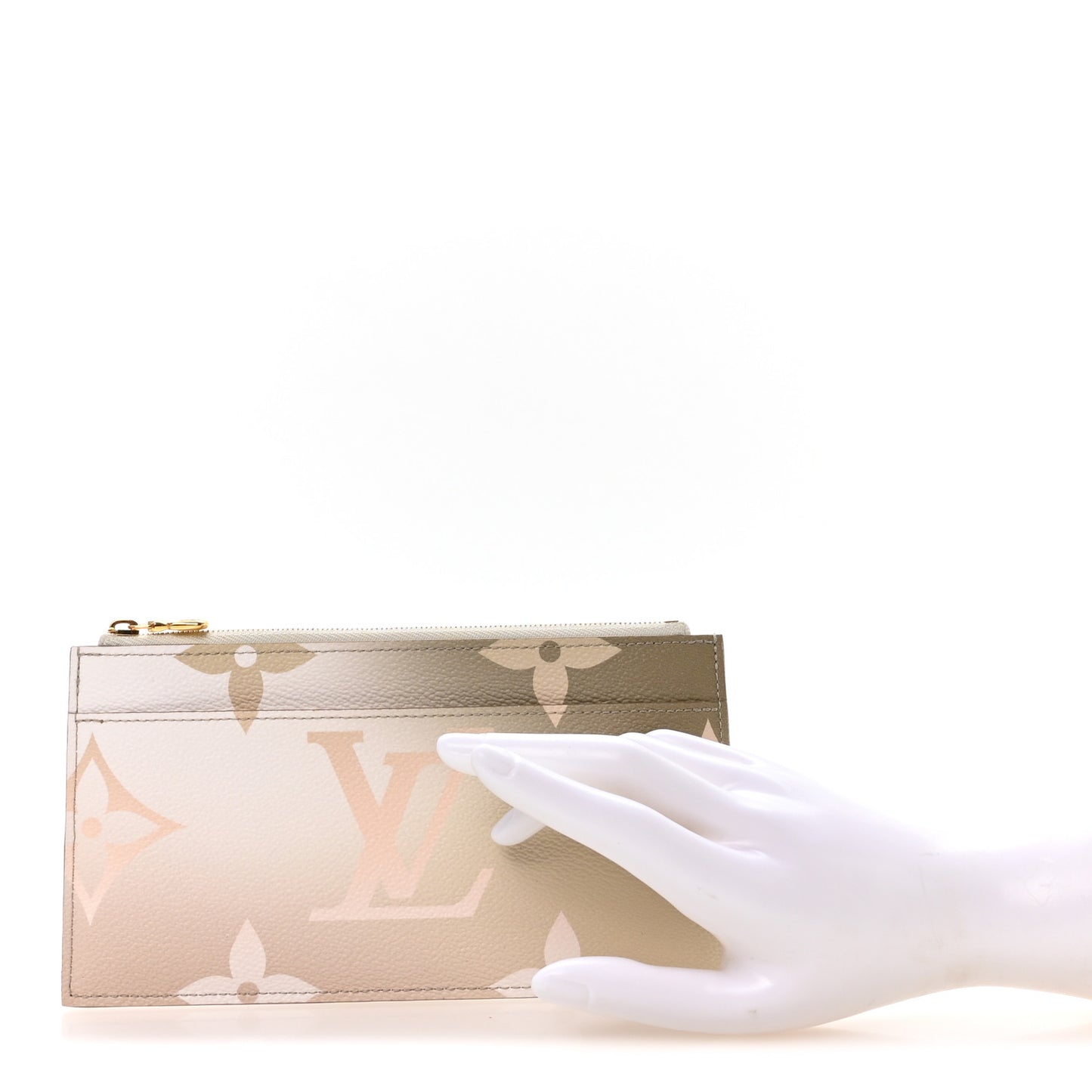 Monogram Giant Spring In The City Slim Purse Sunset Kaki
