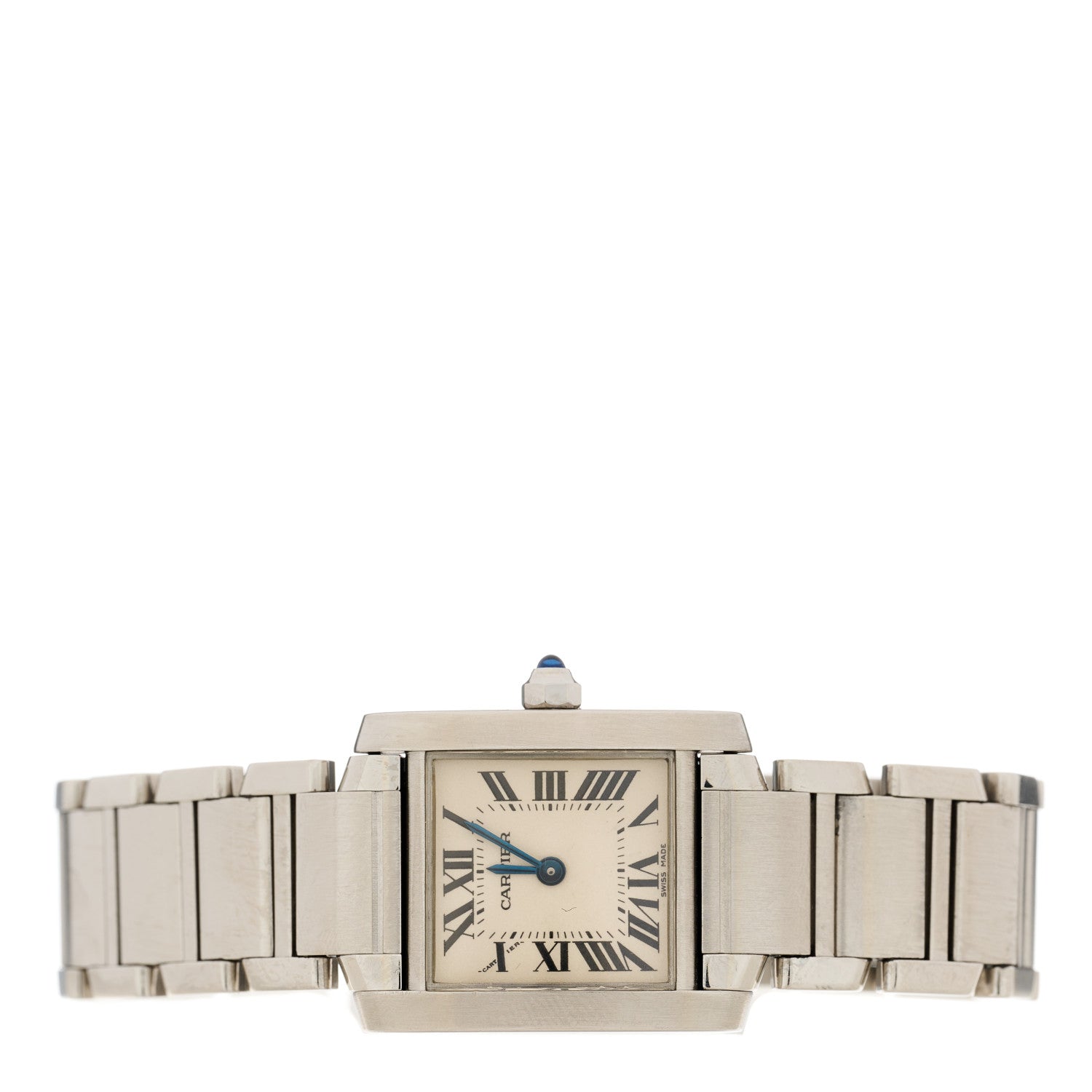 Cartier Stainless Steel 20mm Tank Francaise Quartz Watch 2 of 4