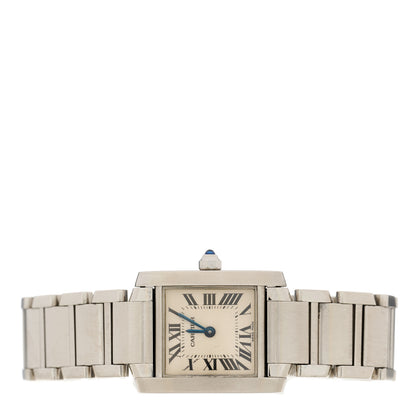 Cartier Stainless Steel 20mm Tank Francaise Quartz Watch 2 of 4