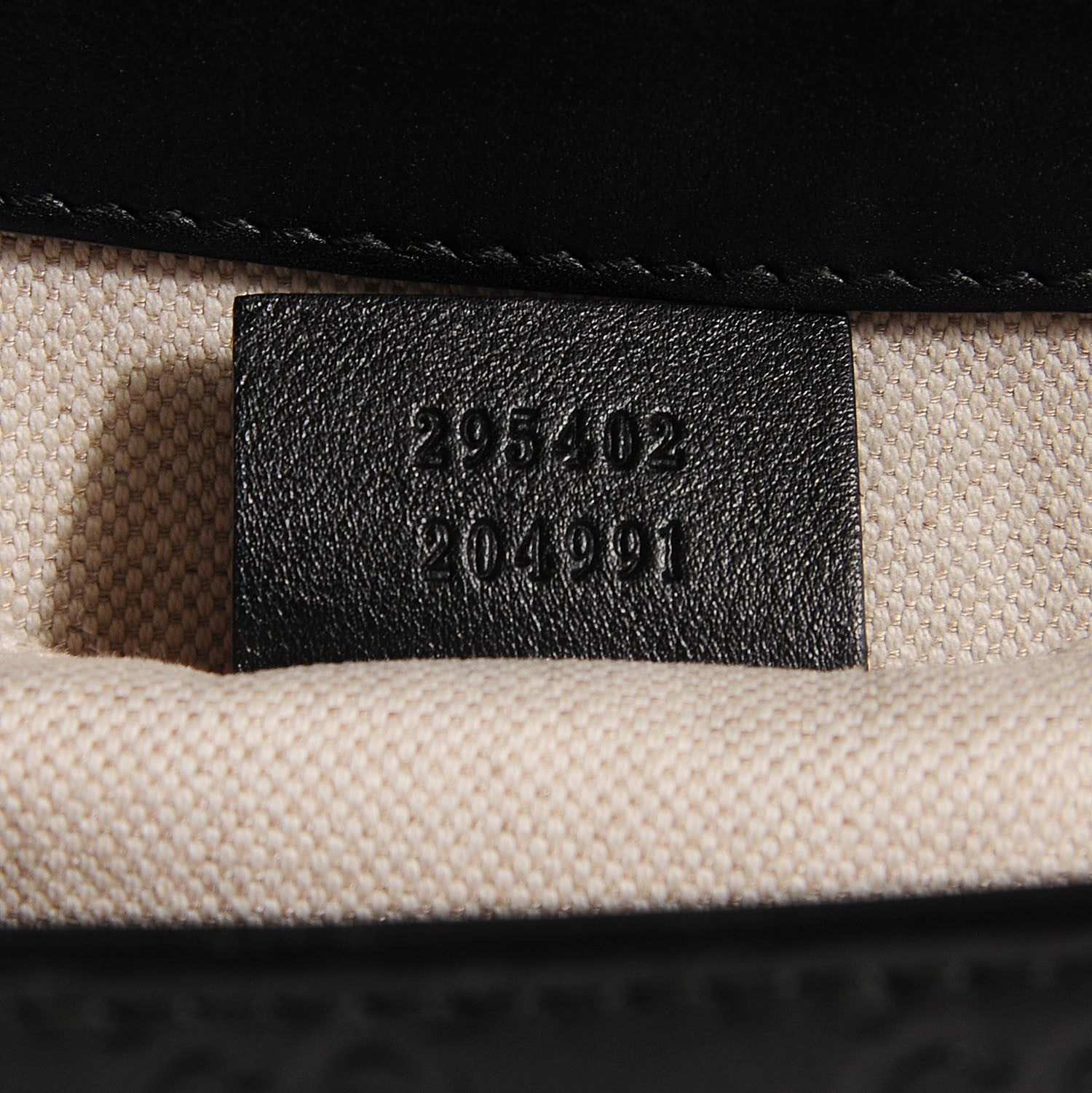 Gucci Guccissima Medium Emily Chain Shoulder Bag Black 7 of 7