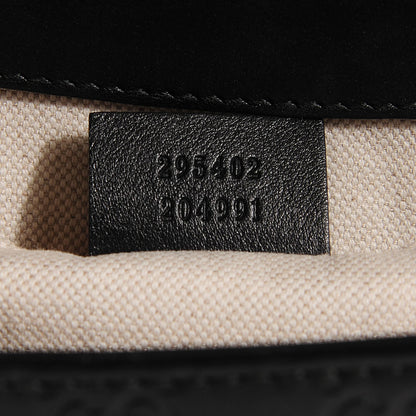 Gucci Guccissima Medium Emily Chain Shoulder Bag Black 7 of 7