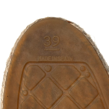 Chanel Lambskin CC Espadrilles 39 Nude 7 of 9