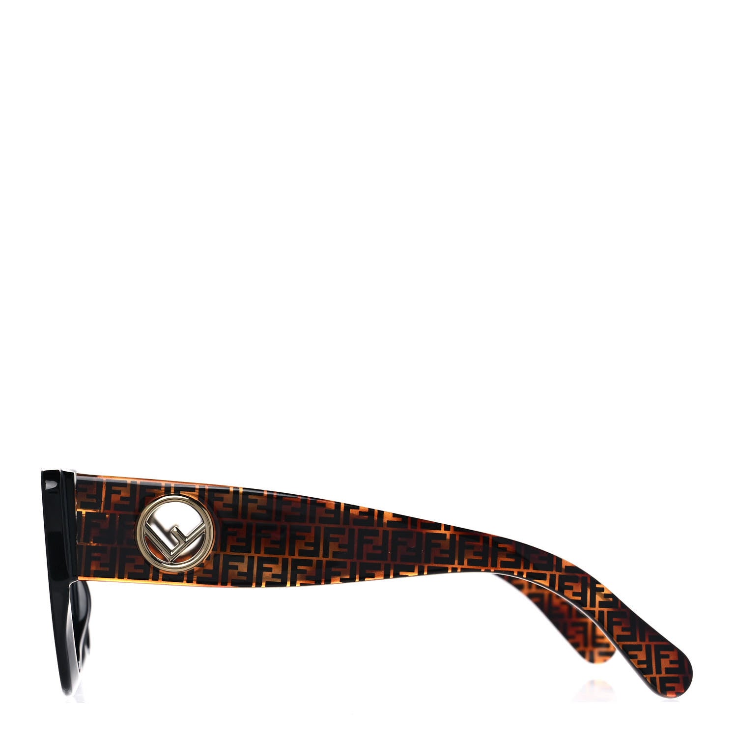 Fendi Acetate F is Fendi FF 51mm Sunglasses 0327/S Tortoise Camouflage 3 of 7