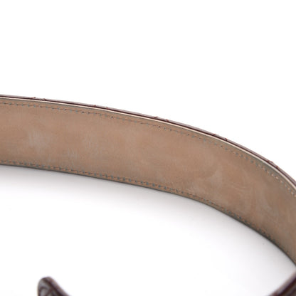 Chanel Lambskin Quilted CC Belt 90 36 Bordeaux 8 of 9