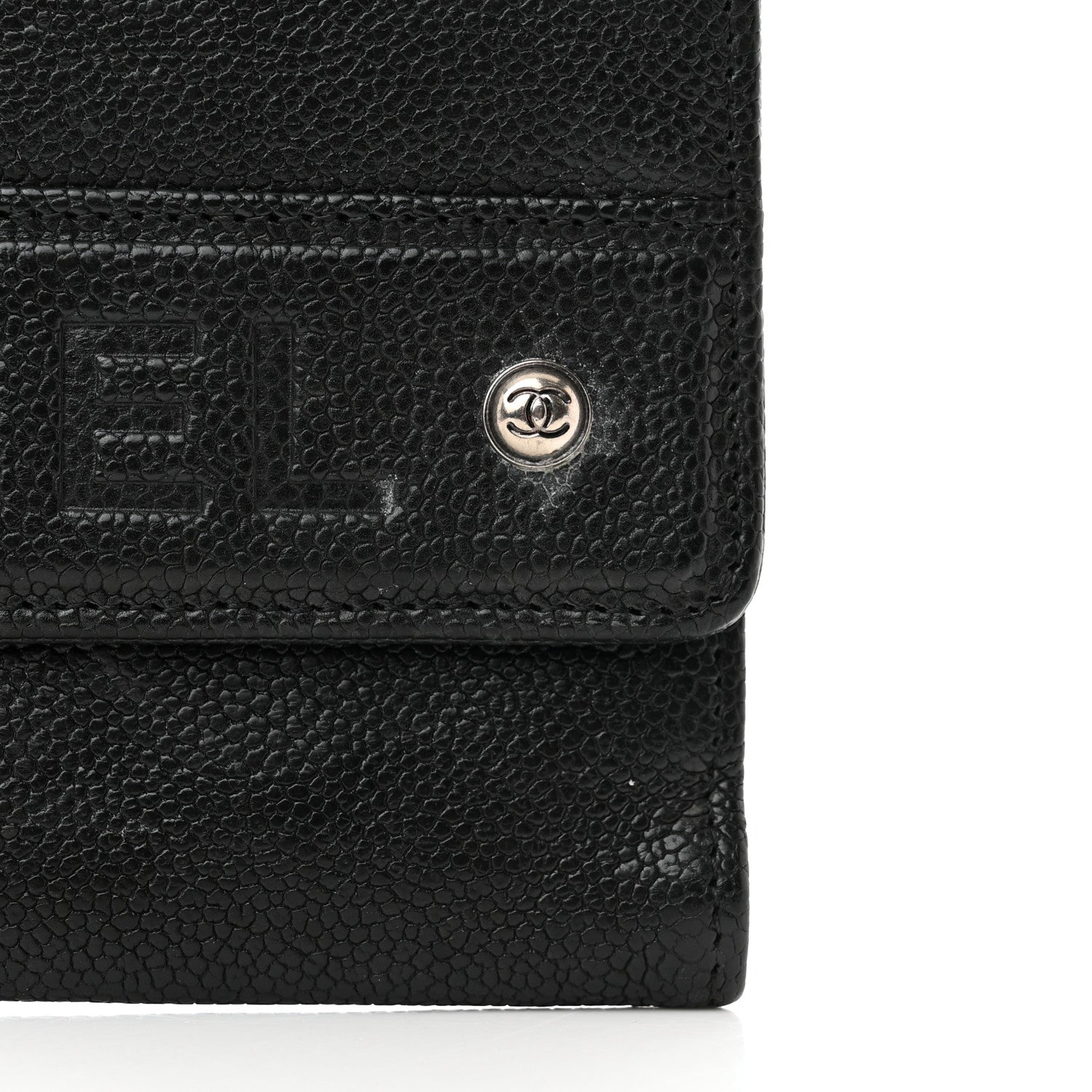 Chanel Caviar Outdoor Ligne Wallet Black 10 of 14