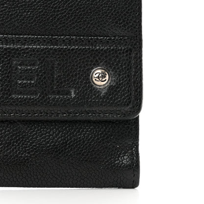 Chanel Caviar Outdoor Ligne Wallet Black 10 of 14