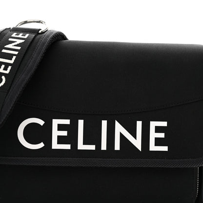 Celine Canvas Small Trekking Messenger Bag Black 7 of 14
